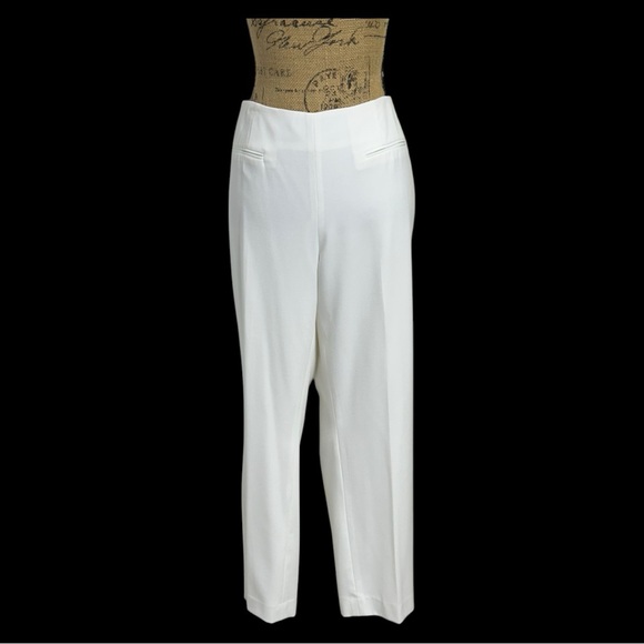 469 - MELANIE LYNE PANTS LINED DRESS Ankle Pants - Picture 1 of 15